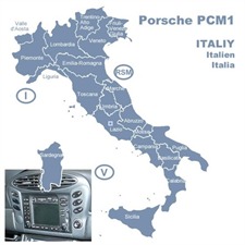 Navteq ITALIEN + MRE – PORSCHE PCM1 2009/2010