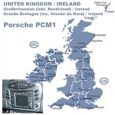 Navteq VEREINIGTE KÖNIGREICH / IRLAND + MRE – PORSCHE PCM1 2009/2010