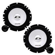 ALPINE SXE-1750S - 2-Wege Koaxiallautsprecher für ALFA / FORD / OPEL / SEAT / VW ... (16,5 cm DIN / 6,5-Zoll)