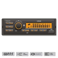 VDO-Dayton TR7322U-OR – 24 Volt RDS Tuner with USB 2.0