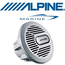 ALPINE SWR-M100 – Marine Subwoofer (silber)