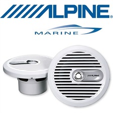ALPINE SPS-M600w – 16,5 cm 2-Way Marine Coaxial Lautsprecher (weiß)