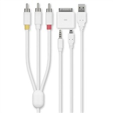 Ampire IP100 – Audio Video & Sync Kabel für iPod / iPhone / iPad