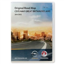 NAVTEQ / OPEL  T1000-17983 - Großbritannien / Irland - Navigation EHU CD70 (2 CD) 2011/2012
