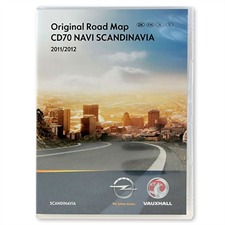 NAVTEQ / OPEL  T1000-17986 - Skandinavien - Navigation EHU CD70 (2 CD) 2011/2012