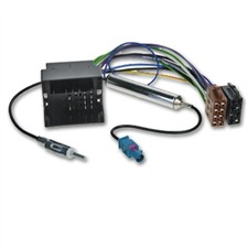 ACV 1324-46 - Audi / Seat / Skoda / VW DIN-Antennenadapter / Radioanschlusskabel Quadlock mit Phantomeinspeisung