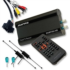  DVBT55-HD – DVB-T HD MPEG2 + MPEG4 Tuner + DVB-T-Antennen + Bild&Ton-Adapter für BMW 7er (E38) / 5er (E39) / 3er (E46) / X5 (E53) / X3 (E83) / Z4 SET
