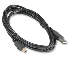 Ampire XUM5-180 - USB auf Mini-USB 5p. Kabel 180cm