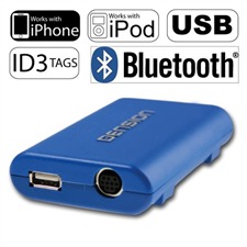 Dension Gateway Lite BT - GBL3BM1 - iPod / iPhone / USB / Bluetooth - Interface für BMW Business Professional 4:3 3 5 7 Compact X3 X5 Z3 Z8 MINI R55 (rund 17pin) ROVER 75