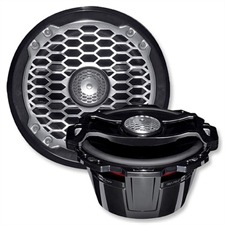 ROCKFORD FOSGATE M282B - Marine 2-Wege-Lausprecher-Sytem ( schwarz/silber / 20 cm / 8 Zoll / 200 Watt)