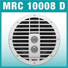 German Maestro MRC 10008 D - witterungsbeständige M A R I N E 2-Wege-Subwoofer 2 x 25 cm (10