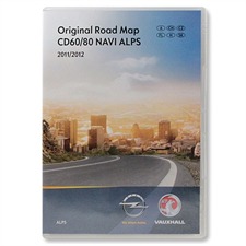 Navteq  Alps + MRE - Navigation CD60 / CD80 Delphi (CD) 2011/2012 for OPEL Antara Corsa D