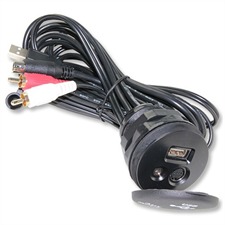 ROCKFORD FOSGATE RFX30 - Marine iPod/USB/AUX Einbaubuchse für RFX3000 (~ 180 cm)