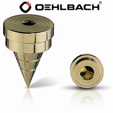 Oehlbach 55040 - Spike S 2000 - Spikes für Lautsprecher (4 Stk / gold)