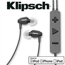 Klipsch S5i - D1K37022 - robuster In-Ear-Kopfhörer für iPod / iPhone / iPad (3,5 mm Klinkenstecker / schwarz)