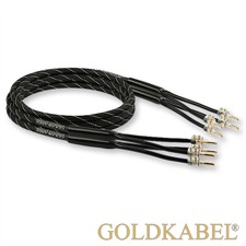 Goldkabel 823187 - Lautsprecherkabel ORCHESTRA GOLD 0300 - Single Wire (2x 3m / schwarz / 4 x 2,50 qmm)