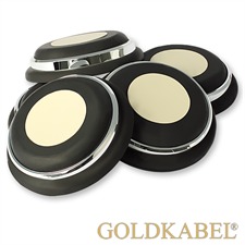 Goldkabel AS-40900 8er Set Dämpfer mittel - Goldkabel - Shock Absorber / Resonanzdämpfer (8 Stück / silber)