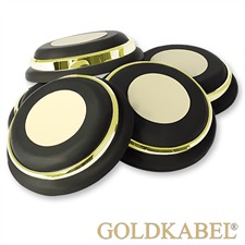 Goldkabel AS-40920 8er Set Dämpfer mittel - Goldkabel - Shock Absorber / Resonanzdämpfer (8 Stück / gold)
