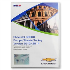 Navteq Europa + MRE - SD Karte 2013/2014 für Chevrolet Orlando / Cruze mit NAVI600 / NAVI900  (Q3/2012)
