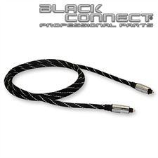 Goldkabel 3454 - Opto 0250 - Optisches Digitalkabel 1 x Toslink auf 1 x Toslink (1 Stück / 2,5 m / schwarz/silber)