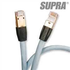Supra Cables 1001907185 - SUPRA CAT 7+ - Netzwerk-/Patchkabel, 1 x RJ45 auf 1 x RJ45 (1 Stück / 2,00 m / eisblau)