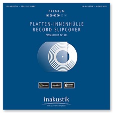 inakustik Platten-Innenhüllen für 12'' LPs (50 Stück / transparent / antistatisch)