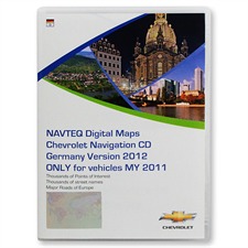 Navteq DEUTSCHLAND - Chevrolet Cruze + Orlando MJ11 Navigation 2012