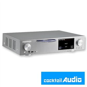 Cocktail Audio X30 mit 4TB HDD Festplatte (silber / All-in-One HD Musikserver / 1 Stück)