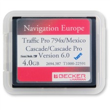 Becker / Navteq T1000-22591 - Europa Mexico Retro V 6.0 (Compact Flash / 4GB / 2014)