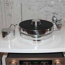 Transrotor MAX - High-End Plattenspieler + Goldring - 2100 - MM-Tonabnehmer (inkl. Transrotor TR800-S Tonarm / inkl. Gegengewicht / in silberner Ausführung)