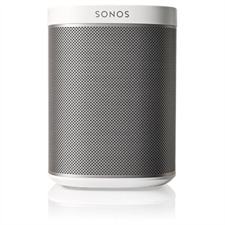 SONOS Play:1 - Multiroom Lautsprecher / Smart Speaker für Wireless Music Streaming (weiß mit alufarbener Front / 1 Stück)