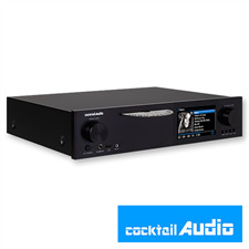 Cocktail Audio X40 mit 4TB HDD Festplatte (schwarz / All-in-One HD Musikserver / DAC / Vorstufe mit XLR / Phono-Pre)