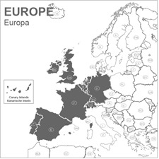Navteq EUROPA (West) - Audi Navigation plus RNS-E 2011 (1 DVD)