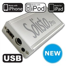 Solisto Pro 4105 - iPhone / iPod / iPad / USB / AUX- In Interface für Audi / VW / Seat / Skoda (CD-Wechslerkabel)
