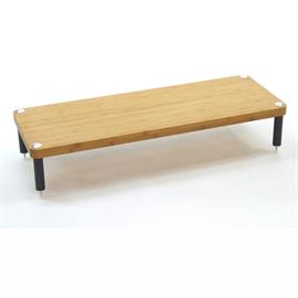 Atacama EVOQUE ECO 44/16 - DESIGN EDITION - 195 mm shelf-module (made from light bamboo solid wood = light bamboo / legs in matt black finish / incl. spikes)