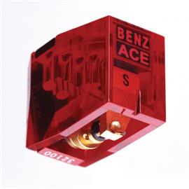 Benz Micro ACE S (L) - MC-Tonabnehmersystem für Plattenspieler (L = Low Output / Micro Ridge Diamant / rot farben / Moving Coil)