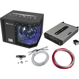 HiFonics MBP1000.4 - 4-Kanal Bass Power Komplettpaket (141 dB / 8" Subwoofer)