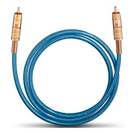 Oehlbach 10701 - NF 113 DI 150 - digital audio RCA cable (RCA to RCA / 1.5 m / blue/gold)