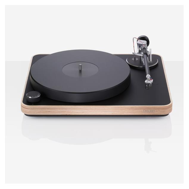 Clearaudio Concept Wood - Plattenspieler mit MC-System (Holz Chassis / 33,3-45-78 U/min)